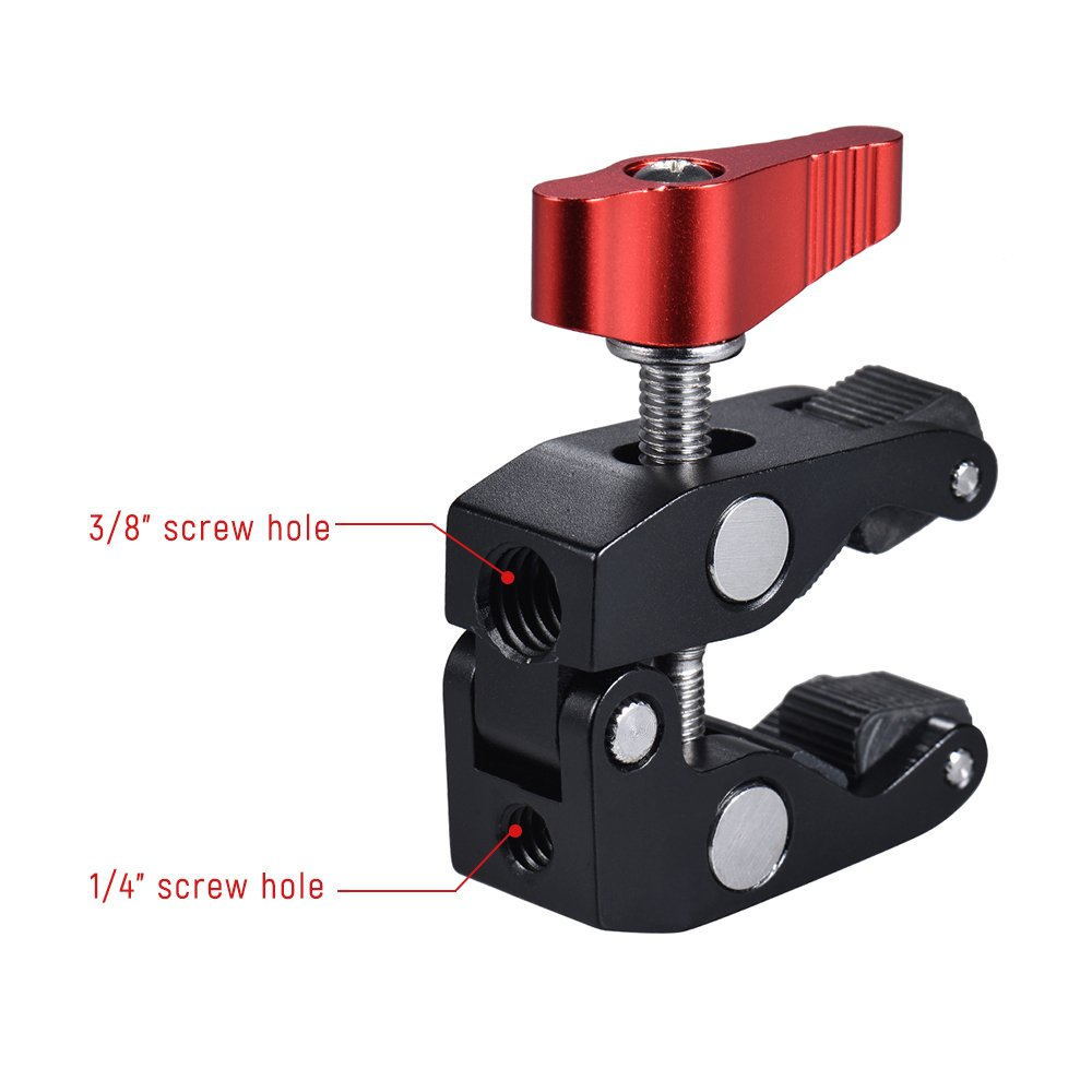 Monitor Arm Clamp - Металлический многофункциональный зажим с шаровой головкой,