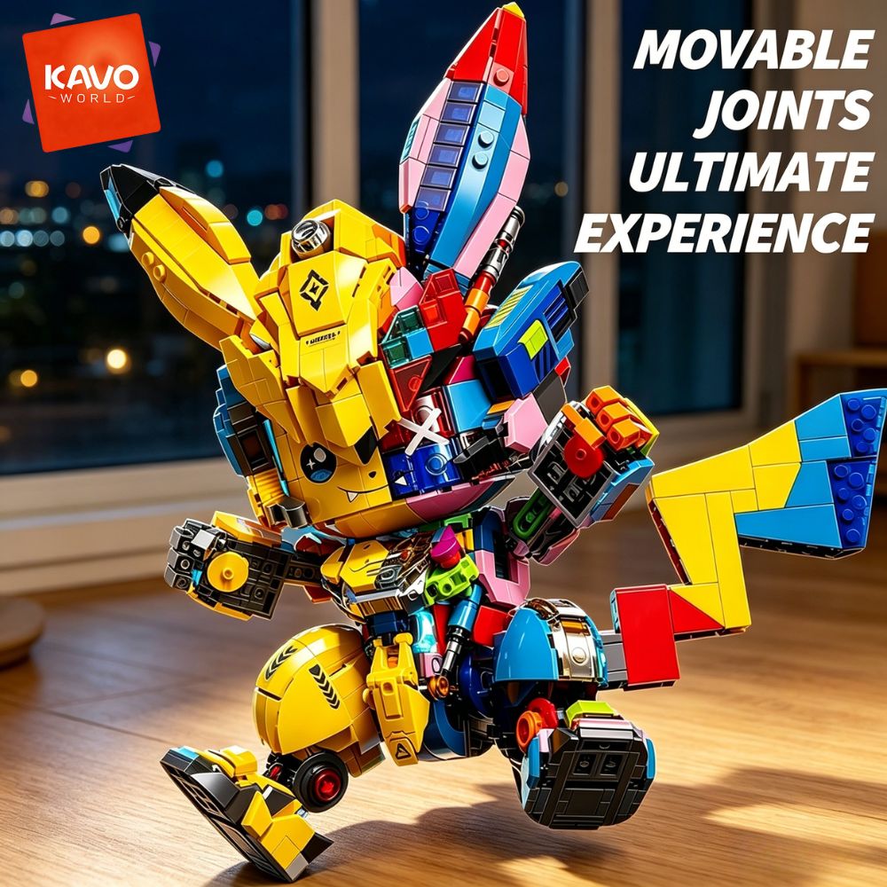 Desk Setup Enthusiast - KAVOWORLD 1505 деталей: Механическая мышь-робот, конструктор,