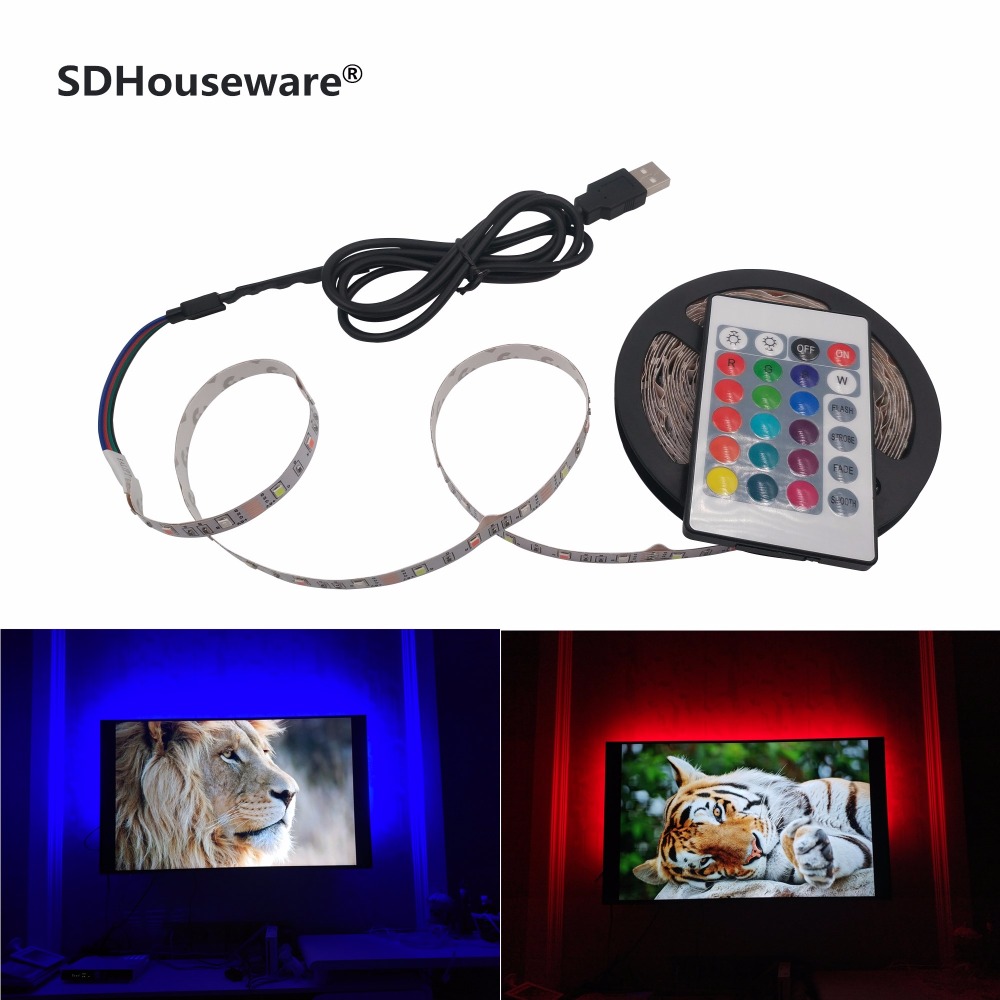 Desk Setup Background - Светодиодная лента USB 2835SMD DC5V, гибкая