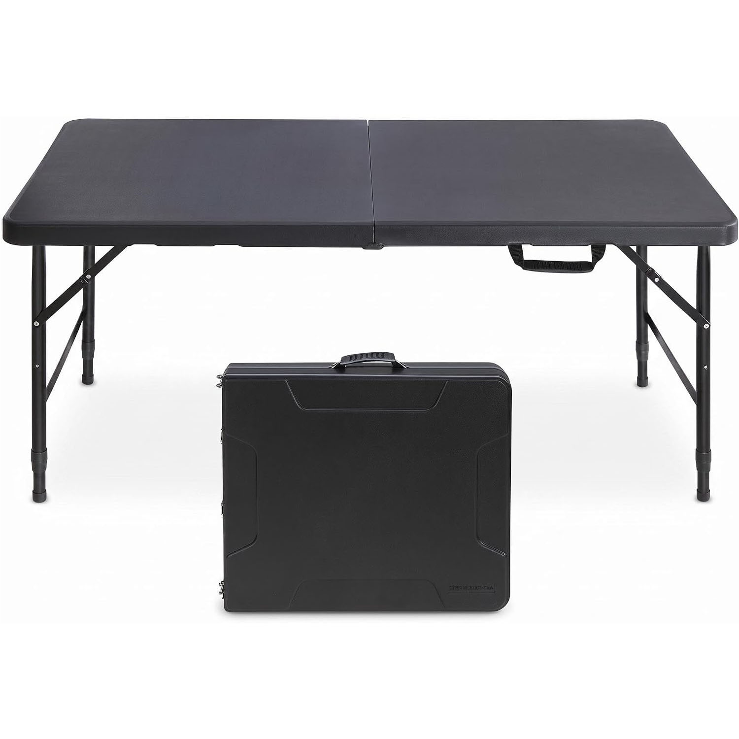 Desk Setup Clean - Складной стол 4 фута, регулируемый по
