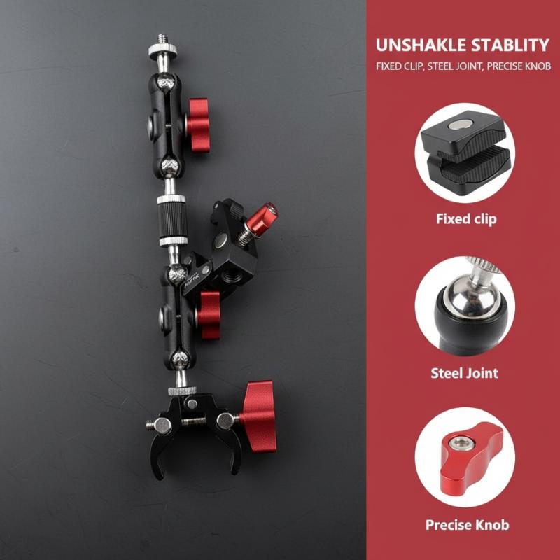 Металлический супер-зажим для  – обзор и цена Monitor Arm Clamp