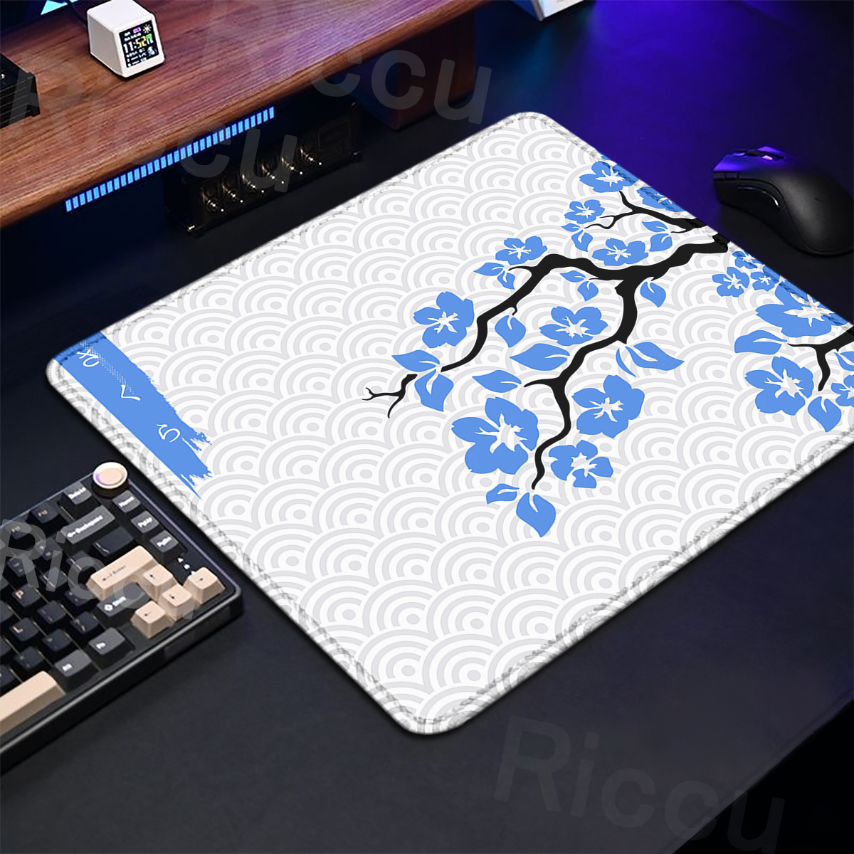 Фиолетовый Настольный коврик с – обзор и цена Korean Desk Setup