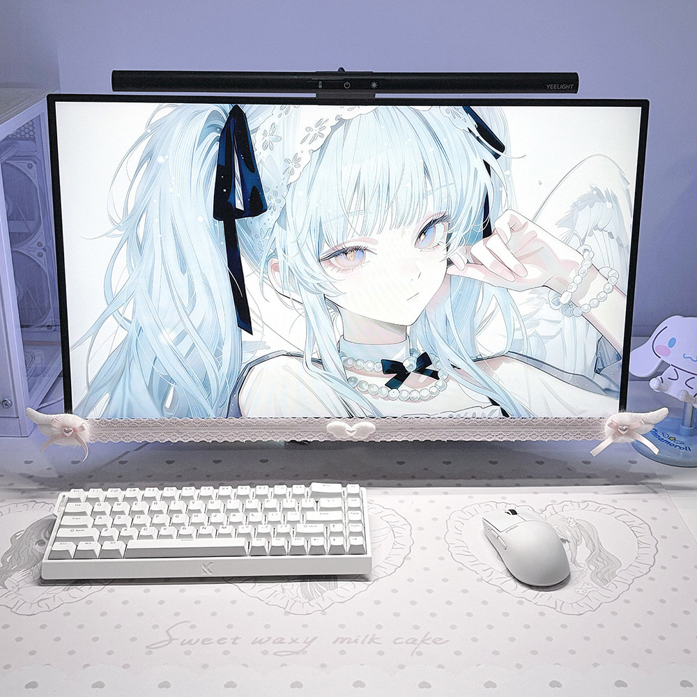 Новая декоративная белая круже – обзор и цена Korean Desk Setup