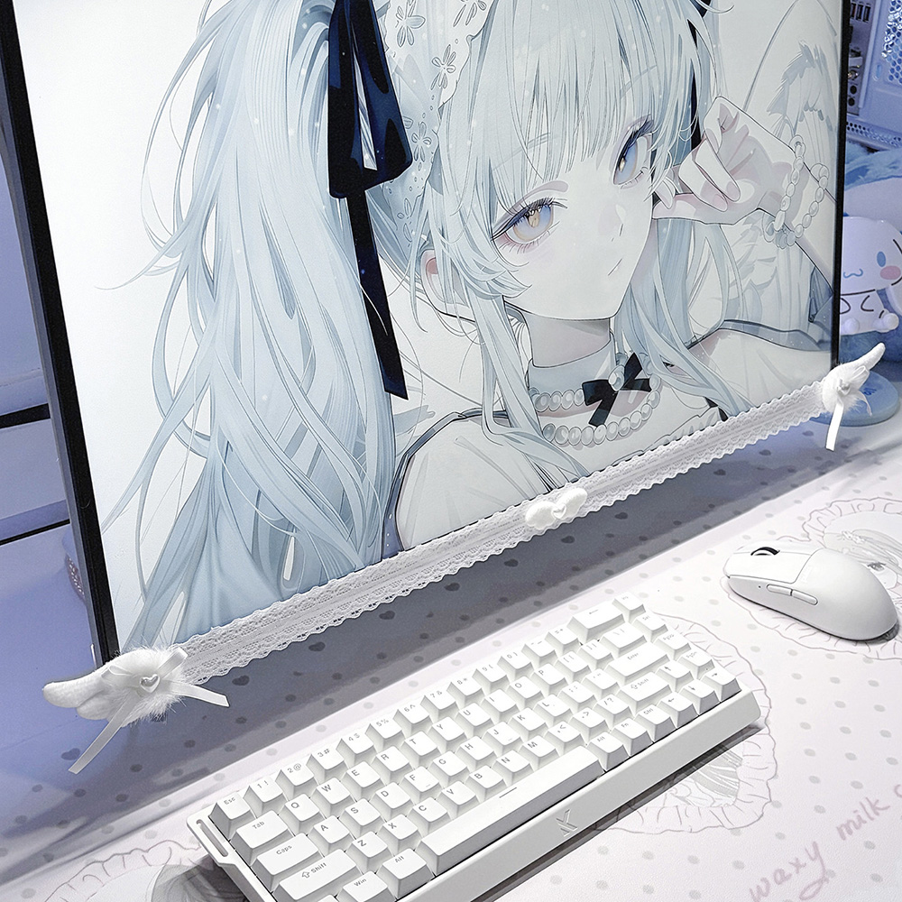 Новая декоративная белая круже – обзор и цена Korean Desk Setup