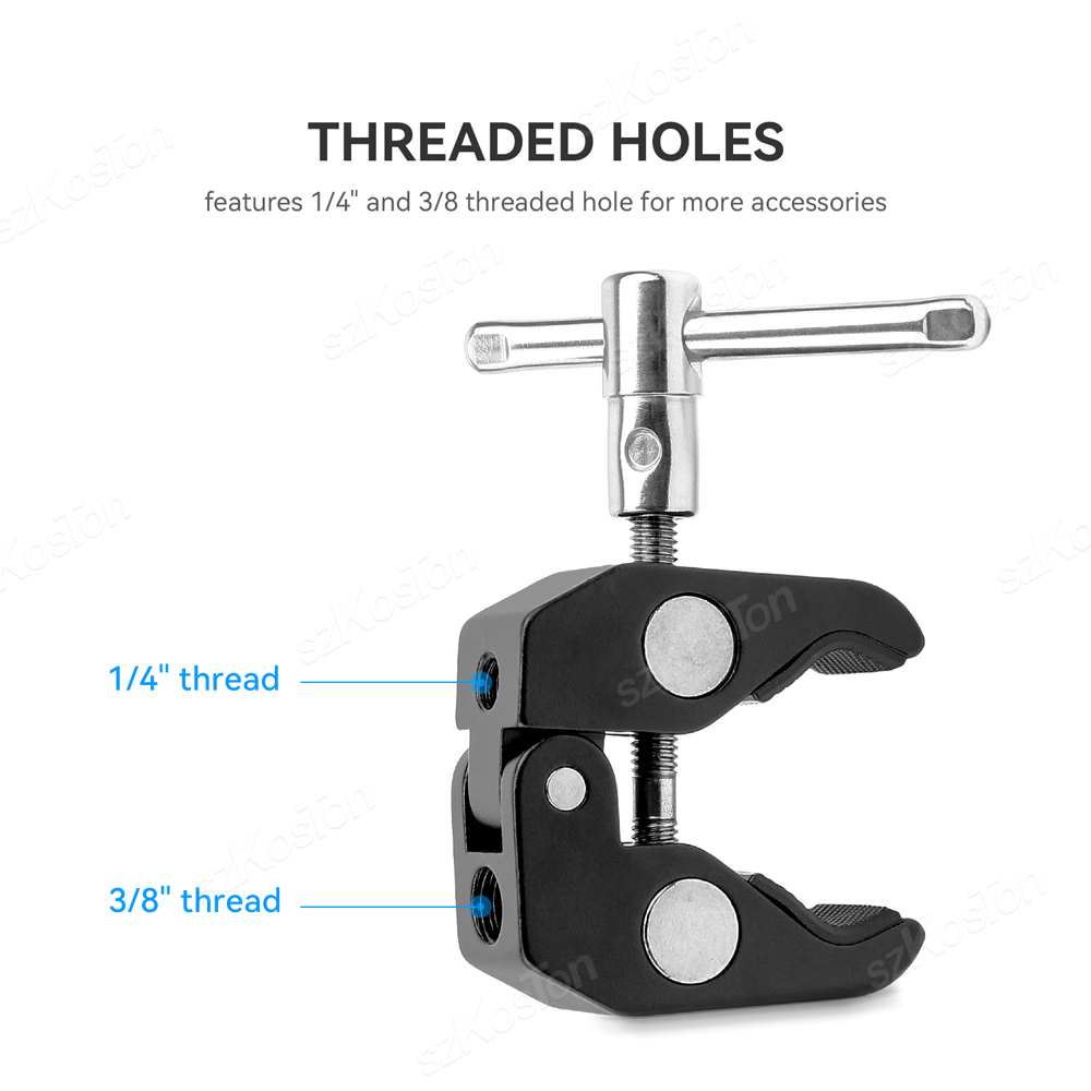 Металлический супер-зажим для  – обзор и цена Monitor Arm Clamp