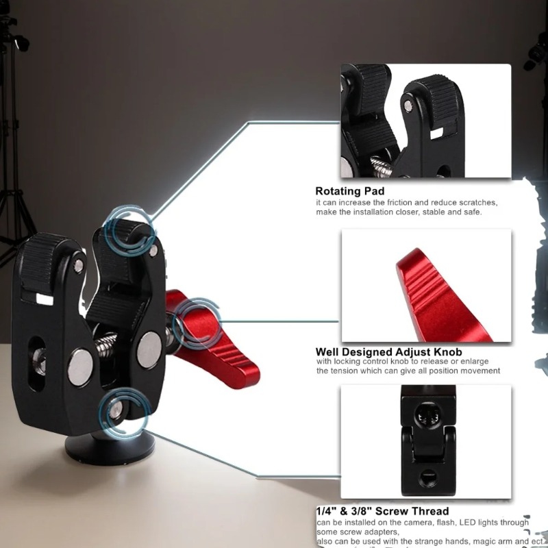 Монитор с креплением для камер – обзор и цена Monitor Arm Clamp