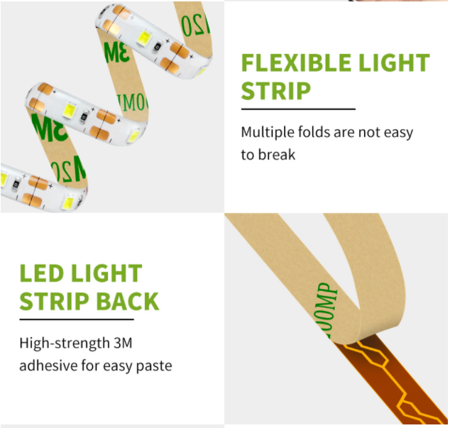 Светодиодная лента USB 2835SMD – обзор и цена Desk Setup Background
