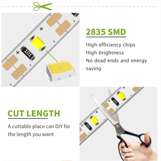 Светодиодная лента USB 2835SMD – обзор и цена Desk Setup Background