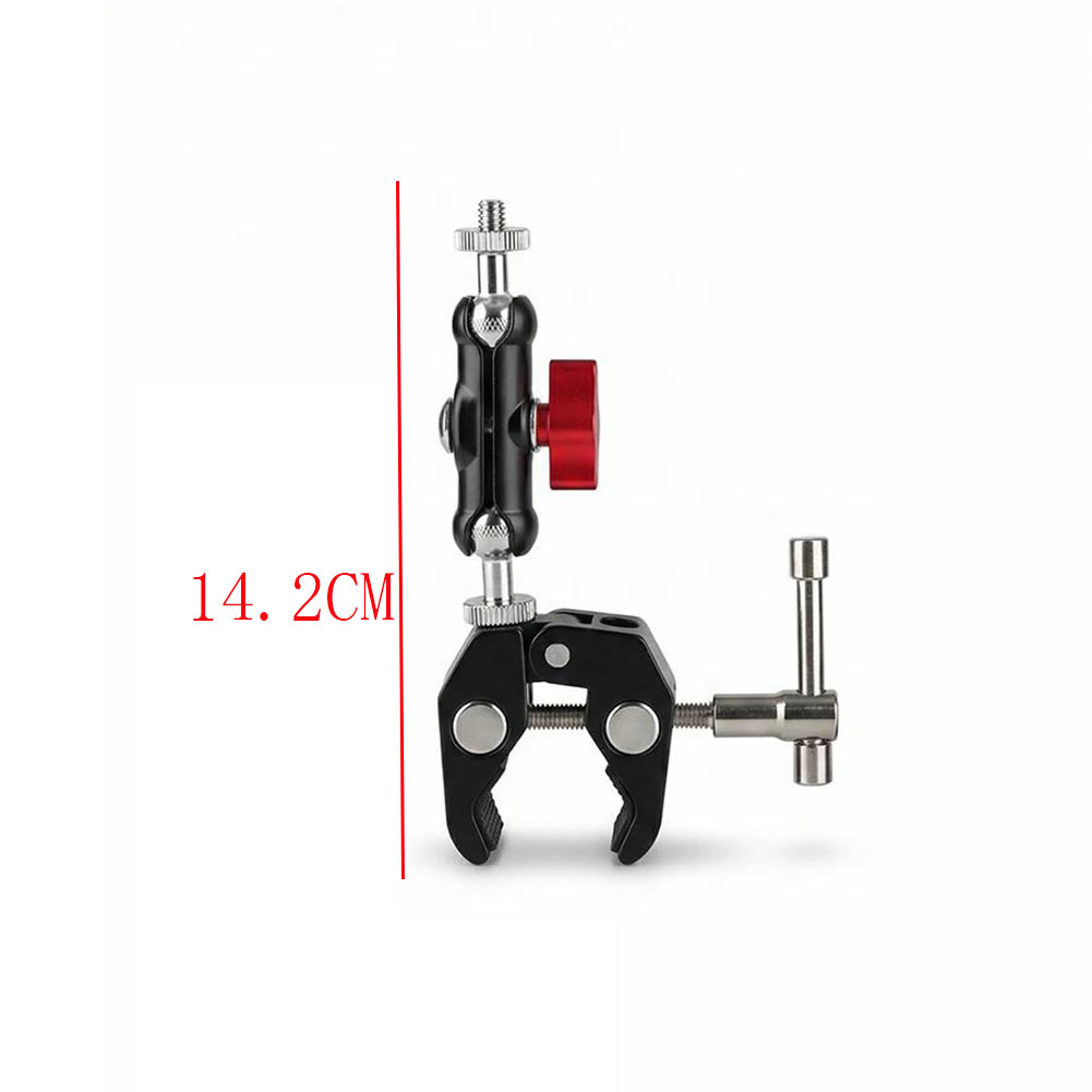 Металлический супер-зажим 1/4  – обзор и цена Monitor Arm Clamp