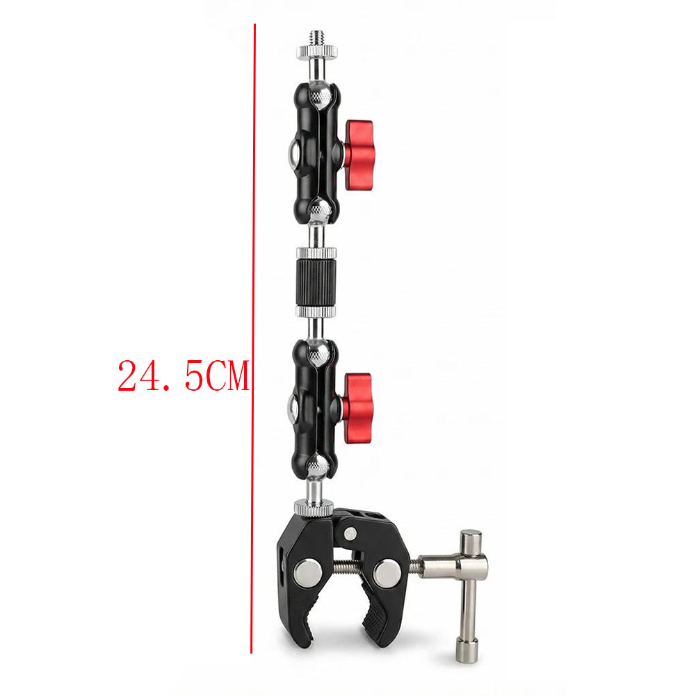 Металлический супер-зажим 1/4  – обзор и цена Monitor Arm Clamp