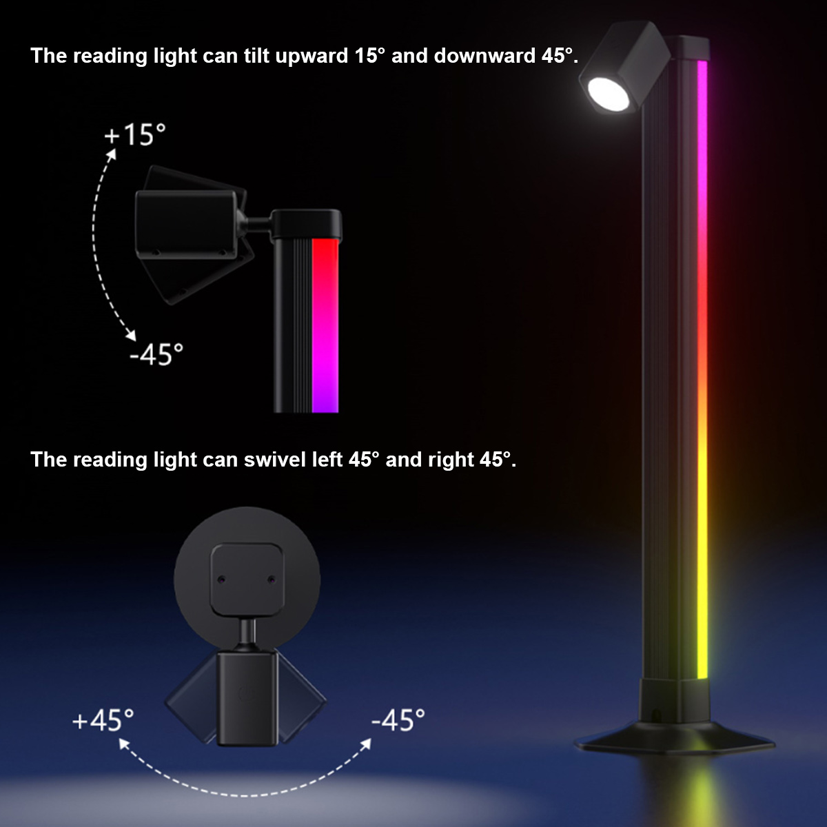 Умная светодиодная лампа RGB с – обзор и цена Desk Setup Background